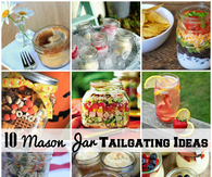 Mason jar tailgating ideas
