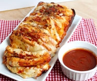 Pizza pull apart bread
