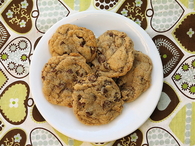 Whole wheat chocolate chip cookies
