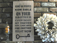 DIY subway art