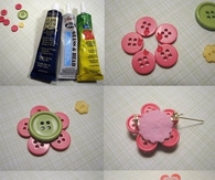 DIY colorful painted baubles.
