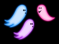 Colorful ghosts