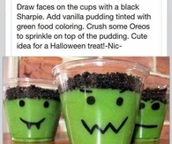 Halloween Frankenstein Snacks