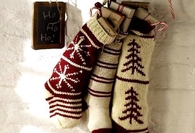 Wool christmas stockings