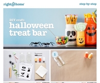 DIY Craft Halloween Treat Bar