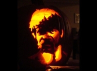 Samuel L Jackson in Pulp Fiction Jack o lantern