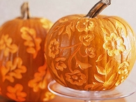 Flower Pumpkin Design