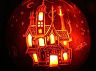 Haunted House Pumpkin