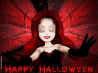 Evil Doll Happy Halloween