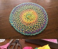 DIY Braided T Shirt Rug