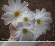 DIY Wire Fabric Daisy