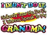 I wanna speak to grandma
