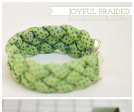 DIY Joyful Braided Bracelets