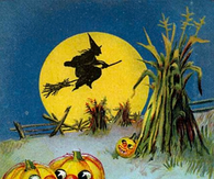 Vintage Halloween Card ca. 1930's