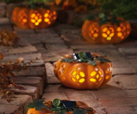 Ceramic Pumpkin Lights