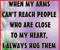 hug them with prayers