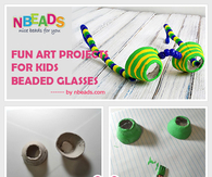 Fun Art Projects for Kids-Beaded Glasses