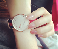 Light pink sparkly nails
