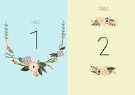 Printable table numbers