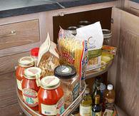 Kitchen swing out storage
