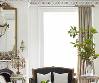 French inspired living room