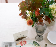 Thanksgiving place setting