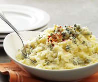 Blue cheese garlic potatoes
