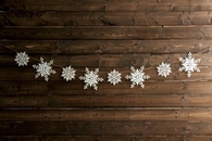 Snowflake garland