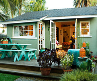Outdoor dining room