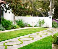 Spiral garden art
