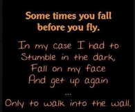 sometimes you fall