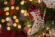 Ice skate ornaments