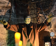 The monster in frankensteins lab
