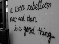 A little rebellion