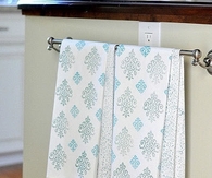DIY Stamped Tea Towels