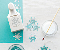 DIY Snow Flake Ornaments