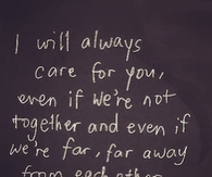 I Will Always Care For You