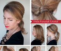 1960s  Ponytail Tutorial