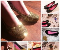 DIY Shoe Glitter