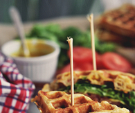 Waffle sandwich