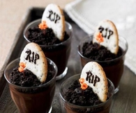 Graveyard Pudding Cups