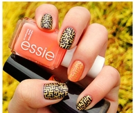 Essie maze nail design
