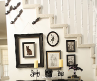 Black & White Halloween Decor