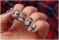 Christmas tree nails