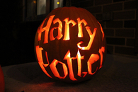 Happy potter pumpkin carving