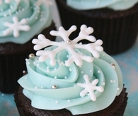 Snowflake Cupcakes