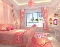 Hello Kitty Pink Bedroom