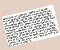Hes Not Worth It