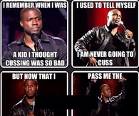 Kevin Hart Cussing