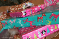 Girly christmas gift wrap